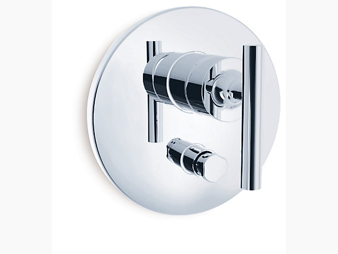 Kohler - Purist  Recessed Bath And Shower Faucet Trim With Lever Handle And Diverter Button